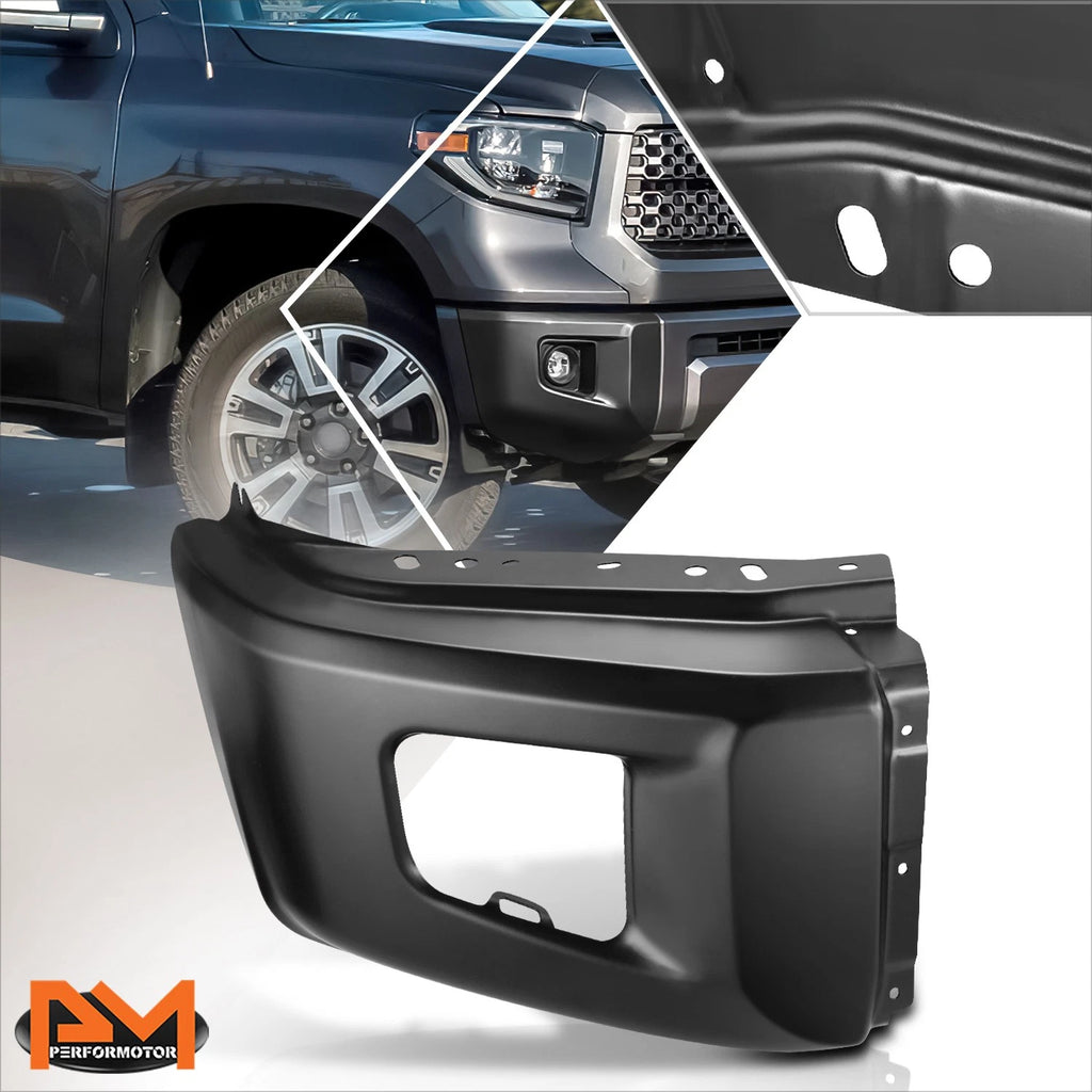 Front Right Bumper End Cap for Toyota Tundra (2014–2021) Matte Black