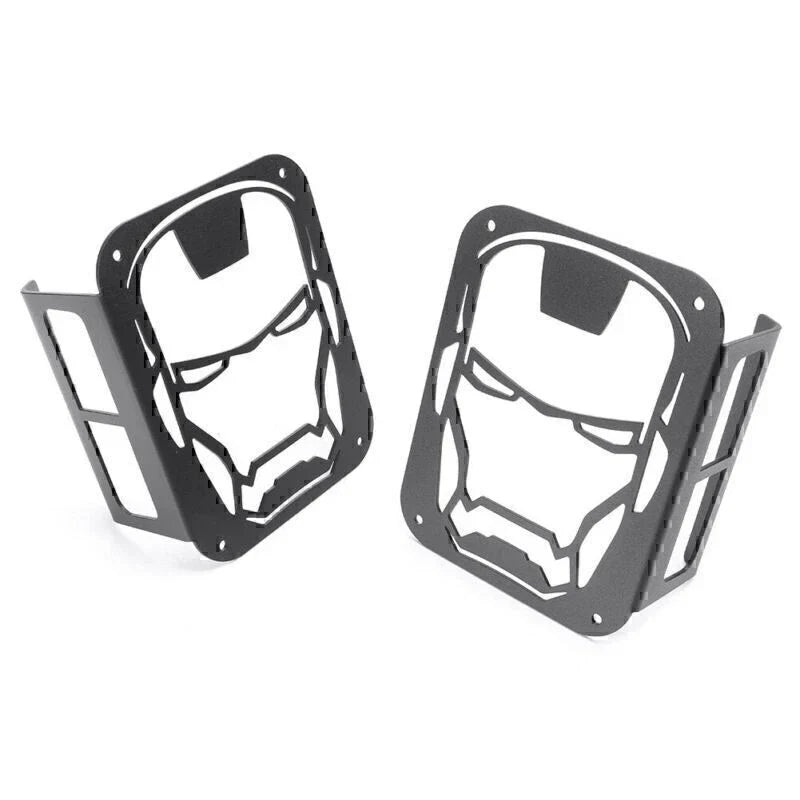 Iron Man Rear Tail Light Covers for JEEP WRANGLER JK (2007-2016)