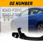 Front Left Door Handle for Hyundai Elantra Sedan (2017–2020) Black