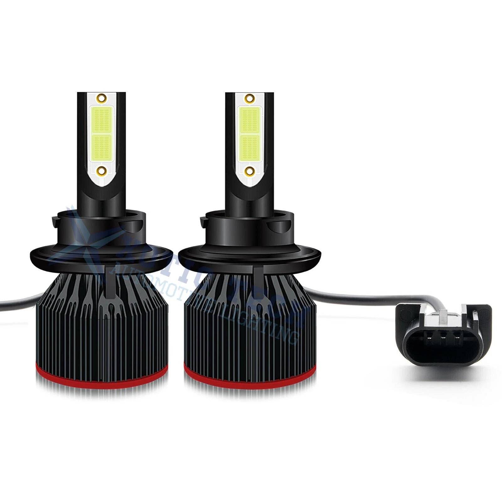 2Pcs H13 9008 LED Headlight Bulb Conversion Kit for High/Low Beam (2017-2024)