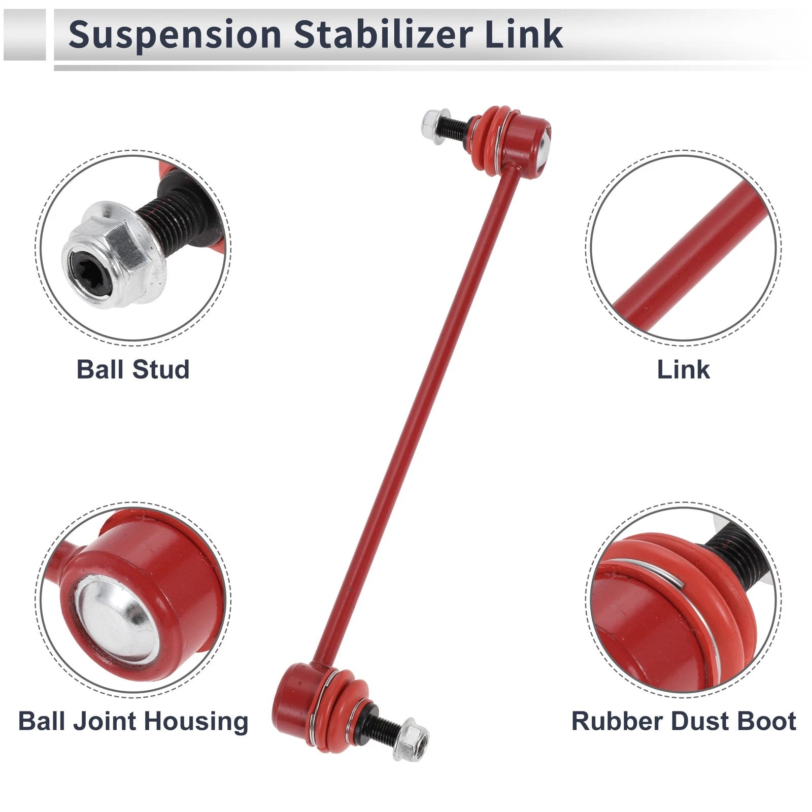 Front Stabilizer Bar Links for Mazda 3 (2010–2013) No.K750554, Set of 2
