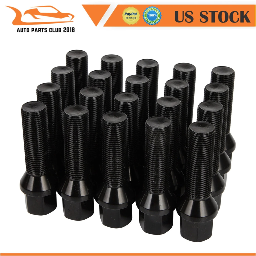 20 Piece Wheel Lug Nut 14x1.25 for BMW 228i 330i M3 M4 X5 X6 (2014–2021)