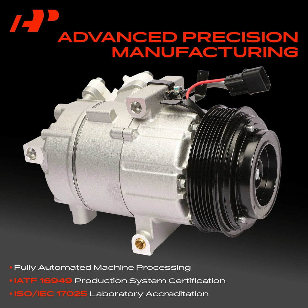A/C Compressor with Clutch for Hyundai Accent (2020–2022) Kia Rio (2020–2023)