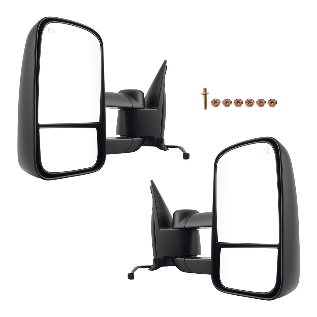 Heated Power Mirrors for GMC Sierra (1999–2002) - Extendable Pair