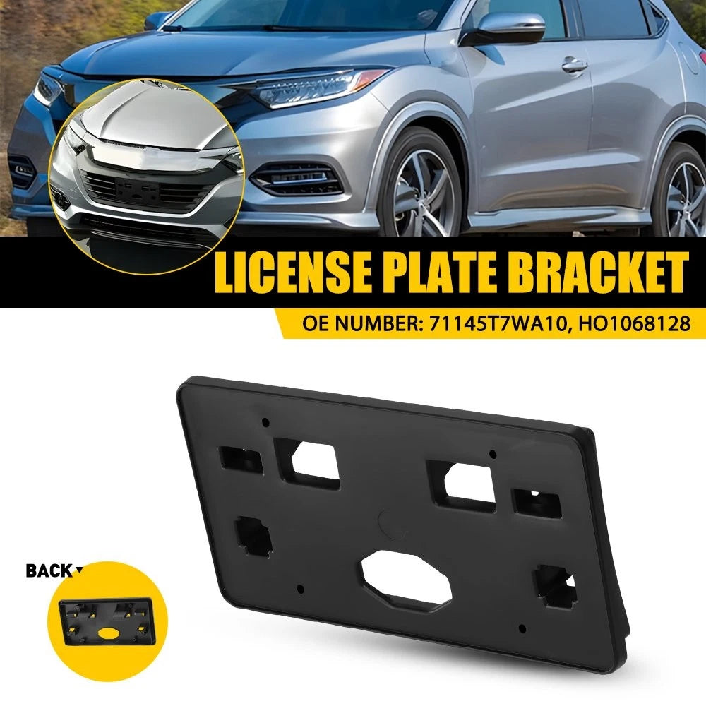 Front Bumper License Plate Bracket for Honda HR-V (2019–2021) HO1068128