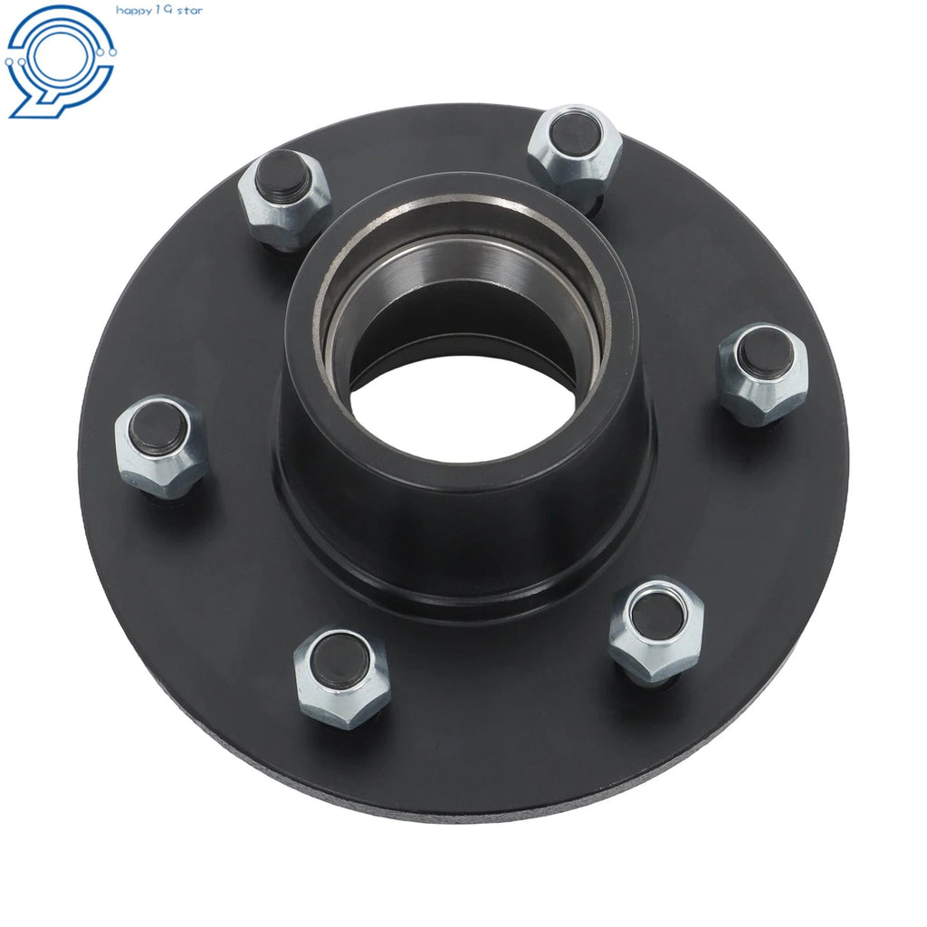 Round Spindle Axle Kit with 6 x 5.5 Lug Idler Hubs for 6000# Axle