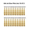 24pcs Idle Jet Slow Pilot Jets #10-67.5 for Mikuni TM VM28/486 HSR42/45/48