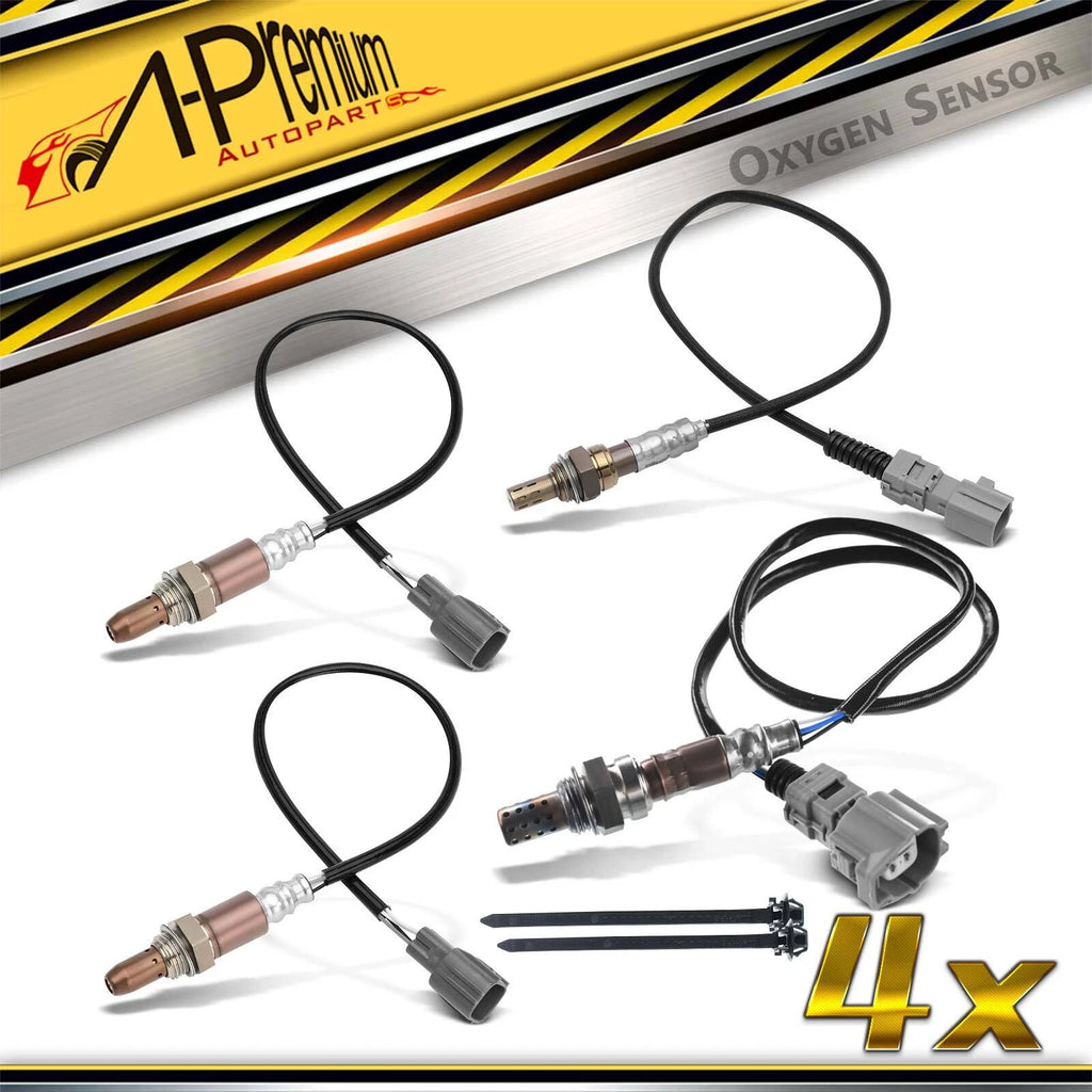 4x Upstream & Downstream O2 Oxygen Sensors for Toyota Highlander Lexus (2011-2016)