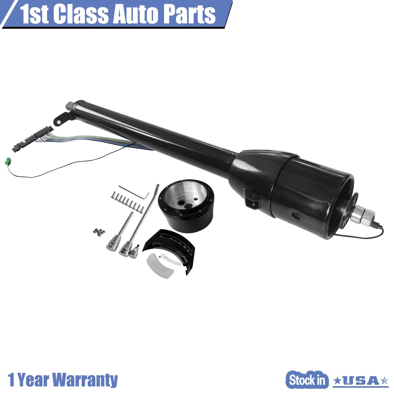 28" Black Tilt Automatic Steering Column for GM Vehicles (Universal)