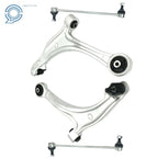 Set of 4 Front Lower Control Arms with Sway Bar Link for Honda Odyssey (2005–2010)
