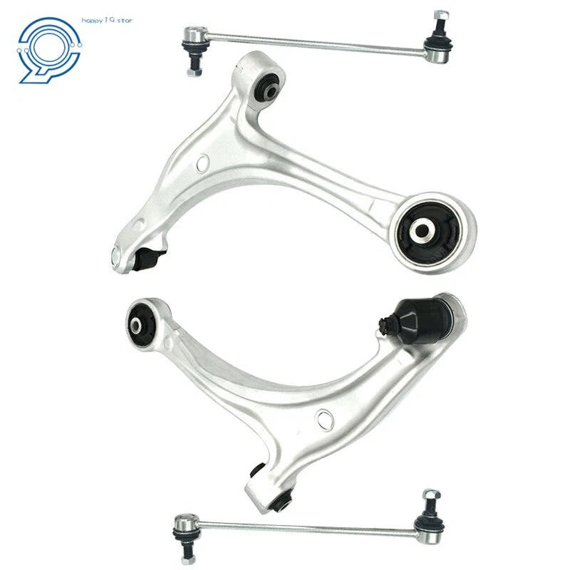 Set of 4 Front Lower Control Arms with Sway Bar Link for Honda Odyssey (2005–2010)