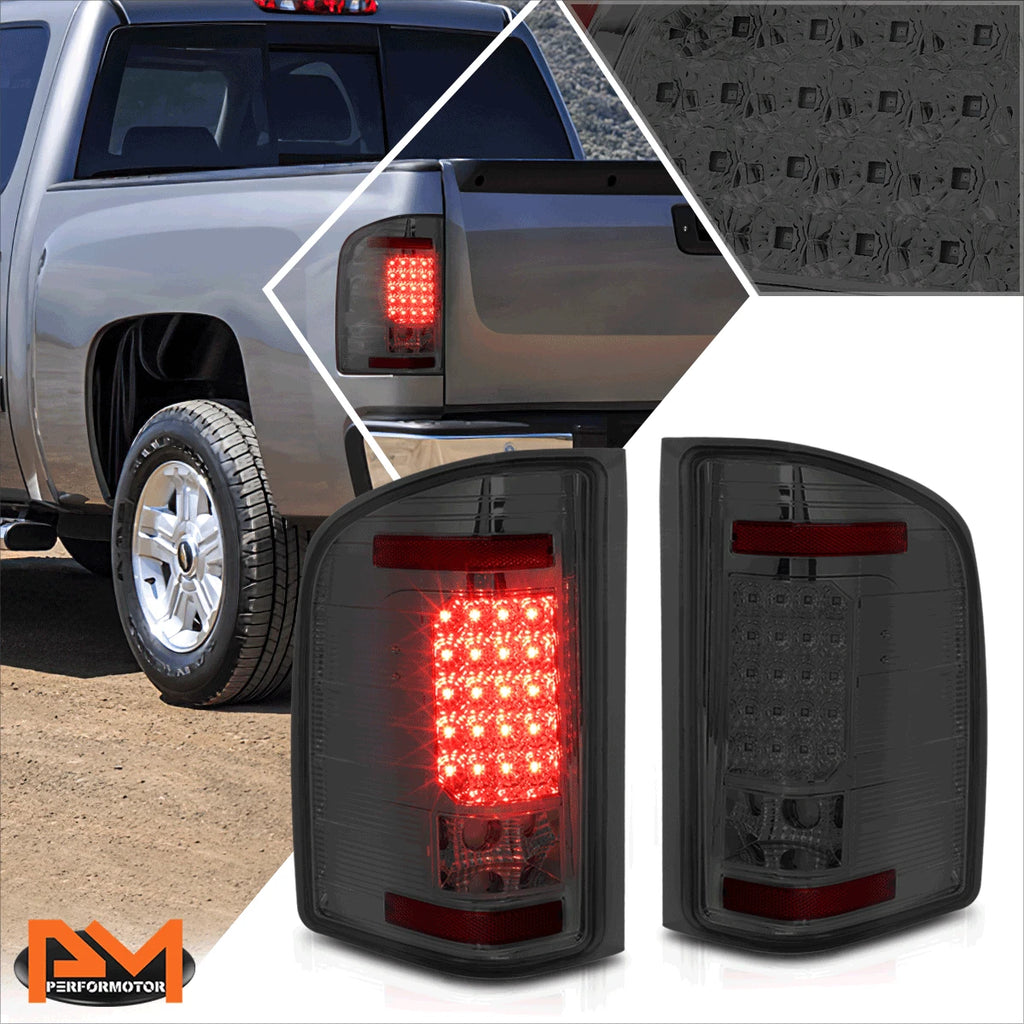 Full LED Tail Light for Chevy Silverado (2007–2014) - Smoked