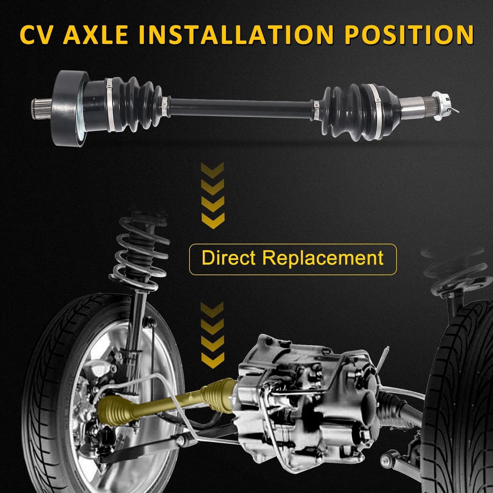CV Axle for Arctic Cat 400 450 500 550 650 700 1000