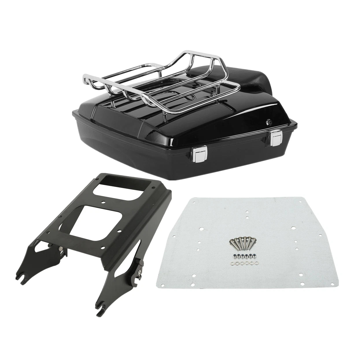 Razor Trunk Backrest Rack Mount Plate for Harley Touring Electra Glide (2009–2013)