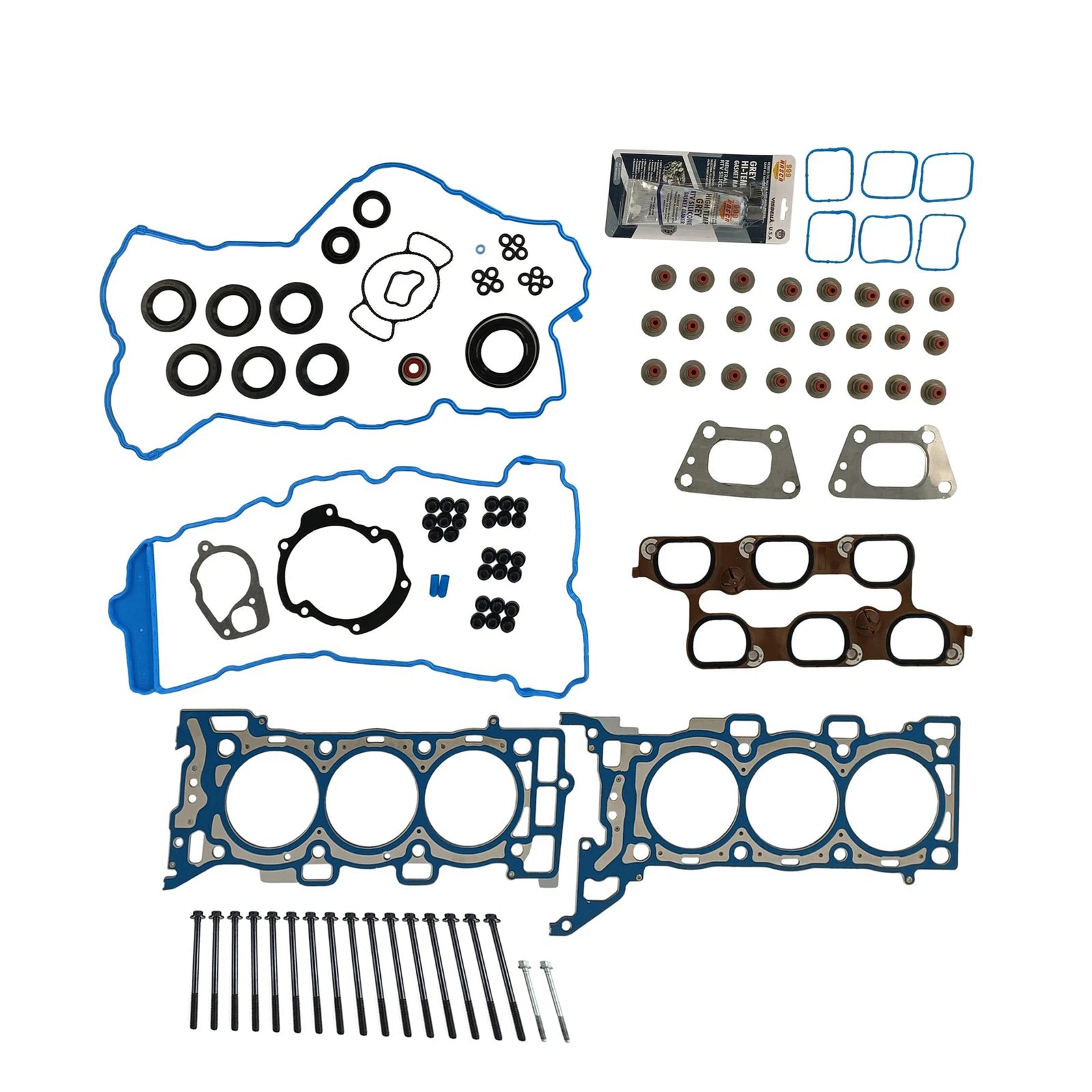 Set of 10 Head Gasket Bolts for Cadillac CTS, Chevrolet Equinox, GMC (2003–2019)