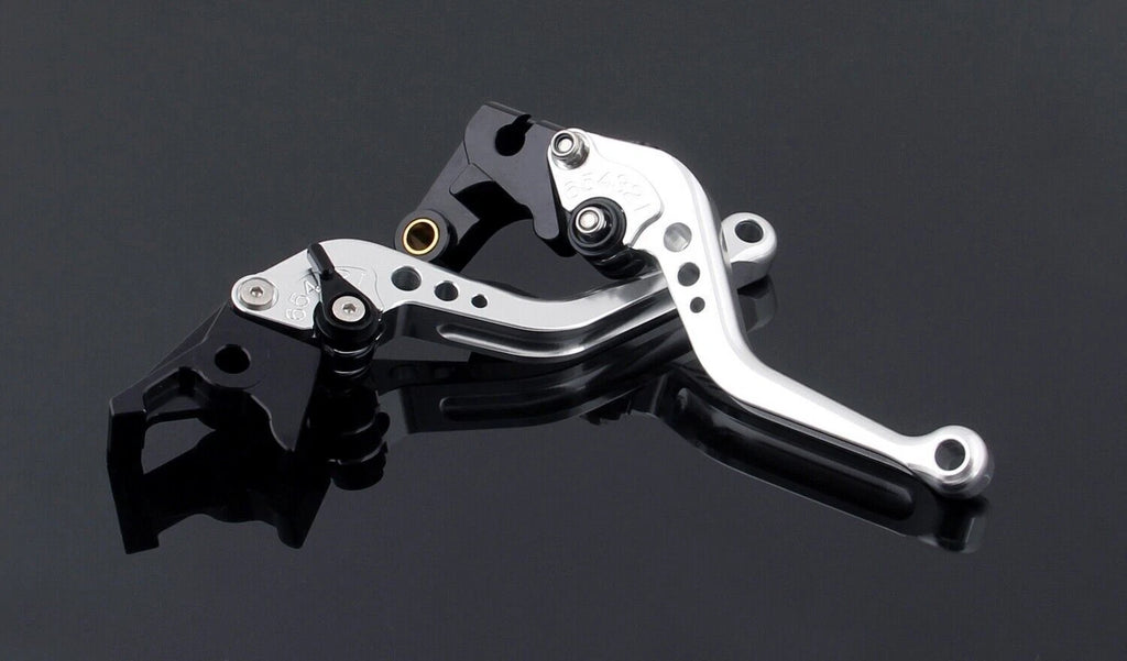 Short Brake Clutch Levers for Yamaha YZF 1000 R1 (1999–2001) Silver