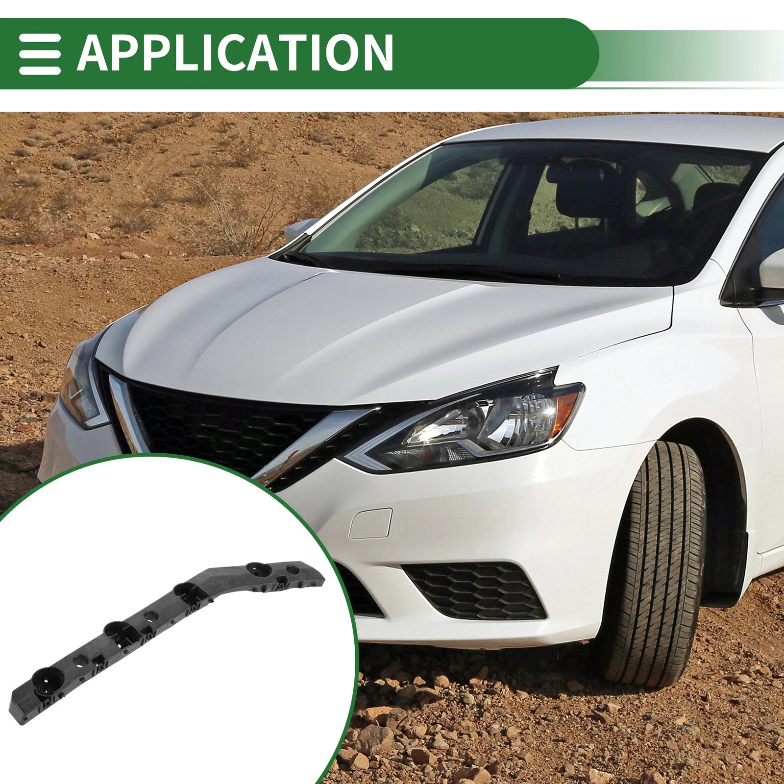 1pc Left Rear Bumper Retainer Bracket No. 852215EE0A for Nissan Versa (2020–2021)