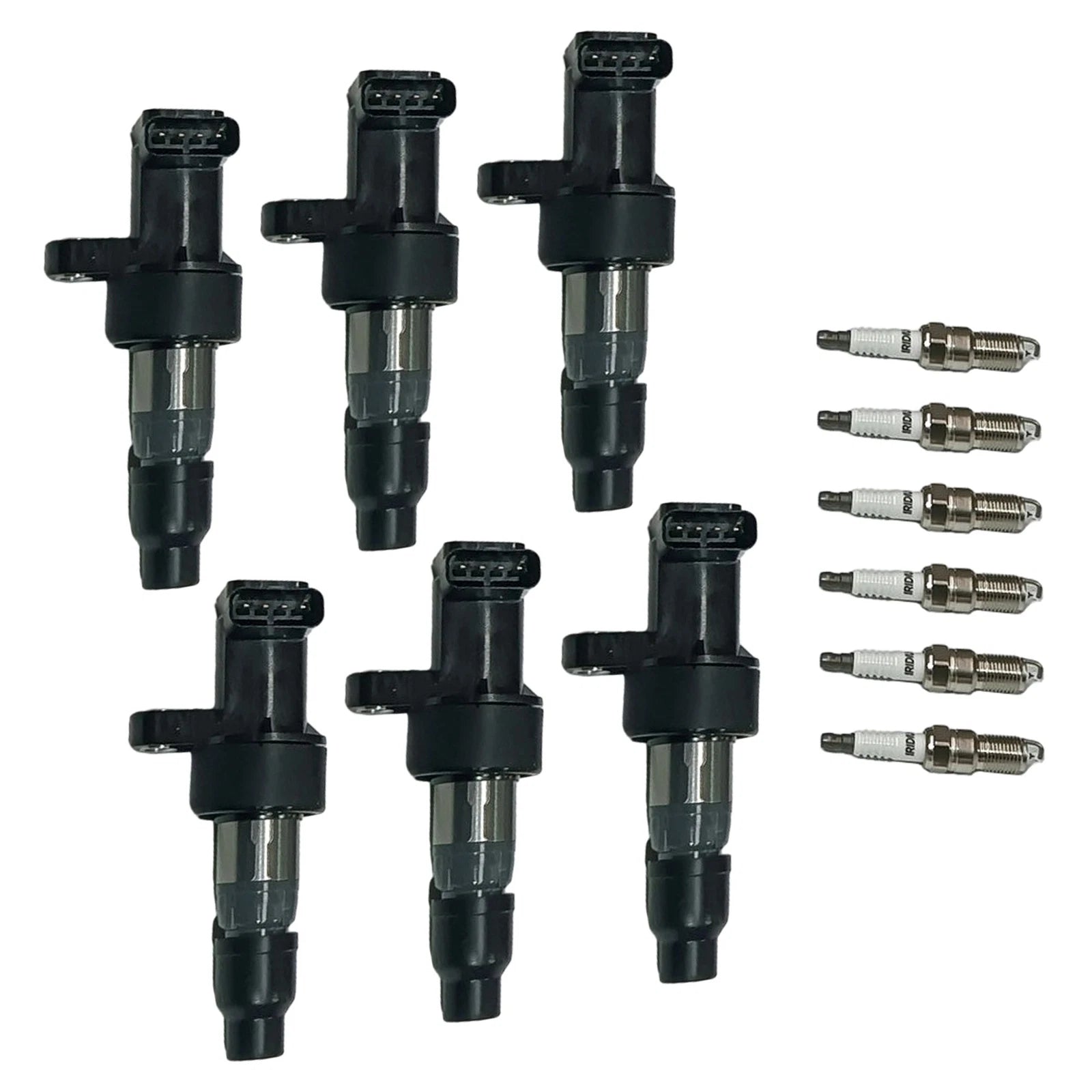Ignition Coil & Iridium Spark Plug for Jaguar S-Type X-Type (2003–2008) UF435