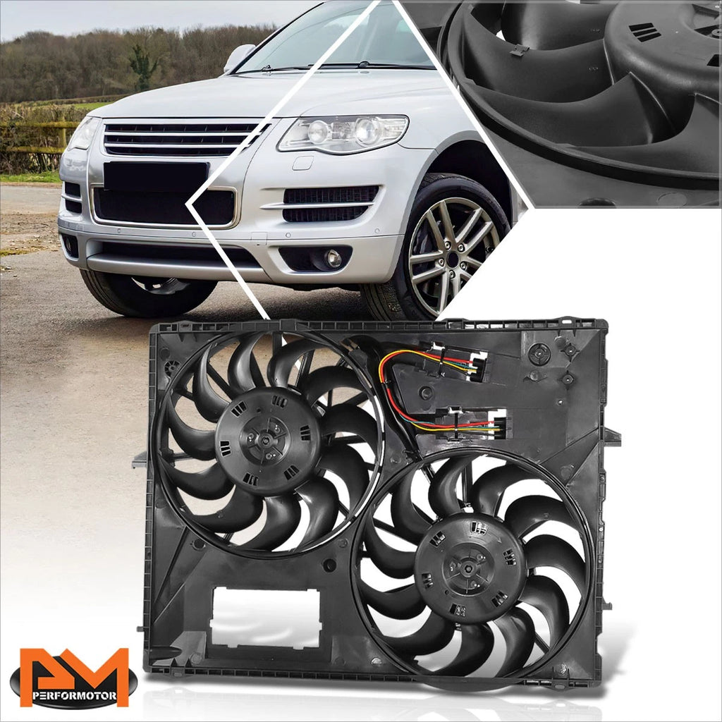 Radiator Cooling Fan Assembly for Volkswagen Touareg (2006–2009)