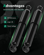 Set of 2 Front Shocks Struts for Nissan Xterra Frontier (2002–2004)