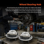 Front Wheel Bearing and Hub Assembly for Dodge Ram 1500 (2006–2008)
