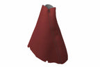 E Brake Boot Cover Leather for BMW E60 (2004–2010) Red Black Stitch