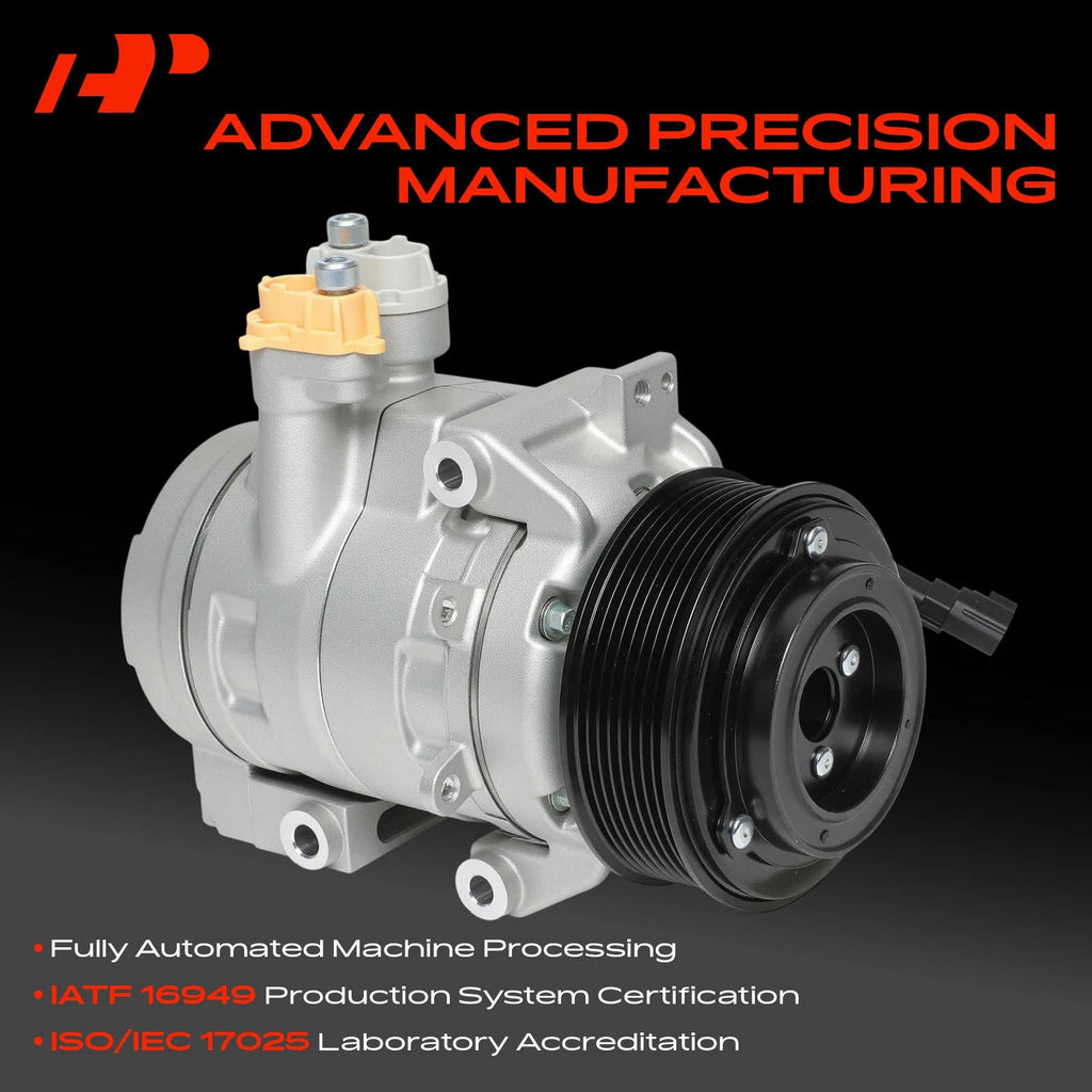 A/C Compressor with Clutch for Ford F-250 F-350 F-450 Super Duty (2017–2019)