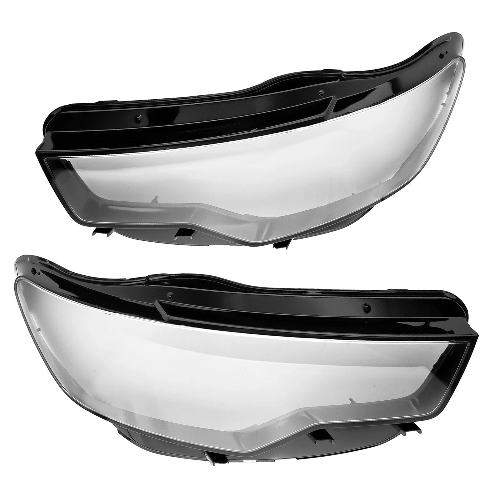 Set of 2 Headlight Lens Covers for Audi A6 C7 (2011-2015)