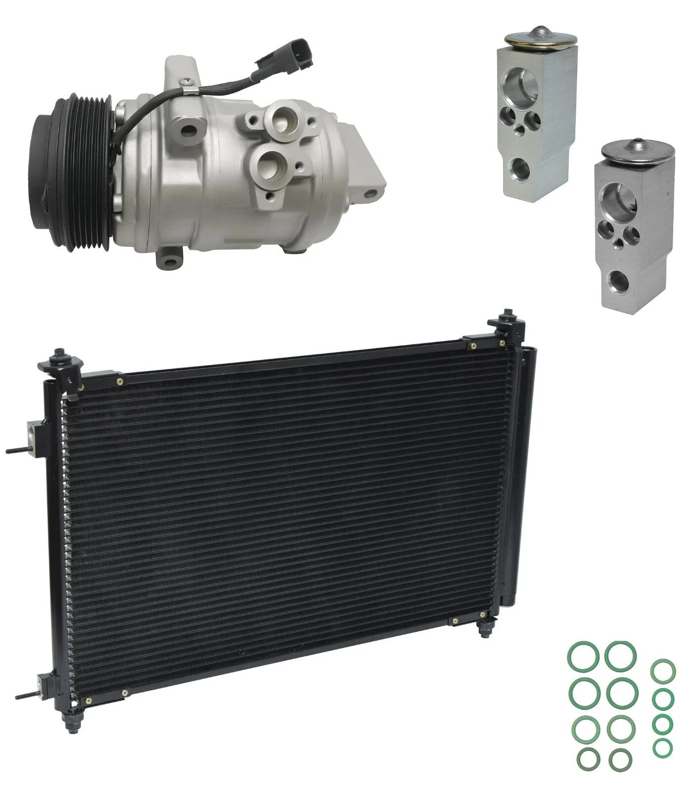 AC Compressor Kit With Condenser Rear for Mazda CX-9 3.7L (2011–2015)