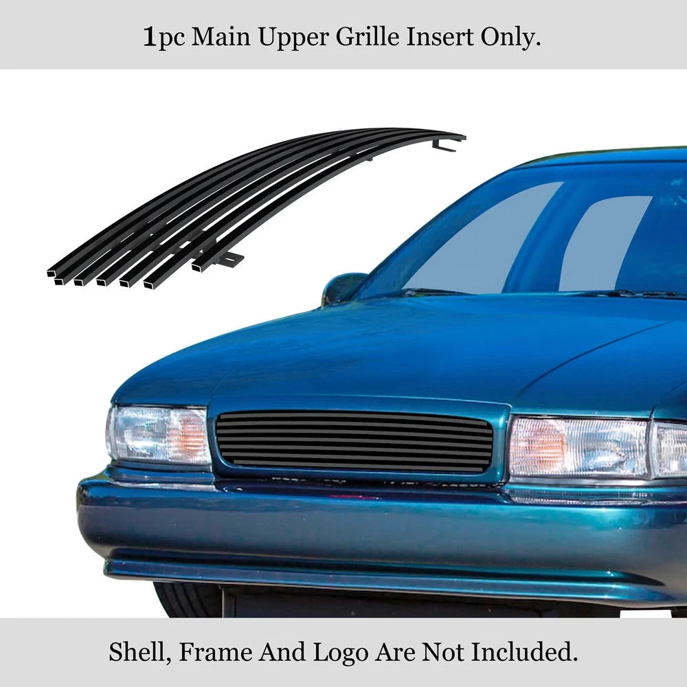 Stainless Black Billet Grille Insert for Chevy Impala SS (1994-1996)