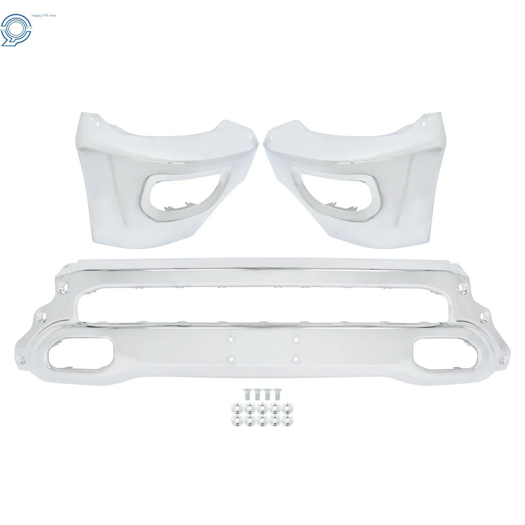 Chrome Steel Front Bumper Face Bar for RAM 1500 (2019–2024)