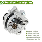 Alternator 80A 12V for Honda Civic (2006–2011) No. 31100RNAA01RM