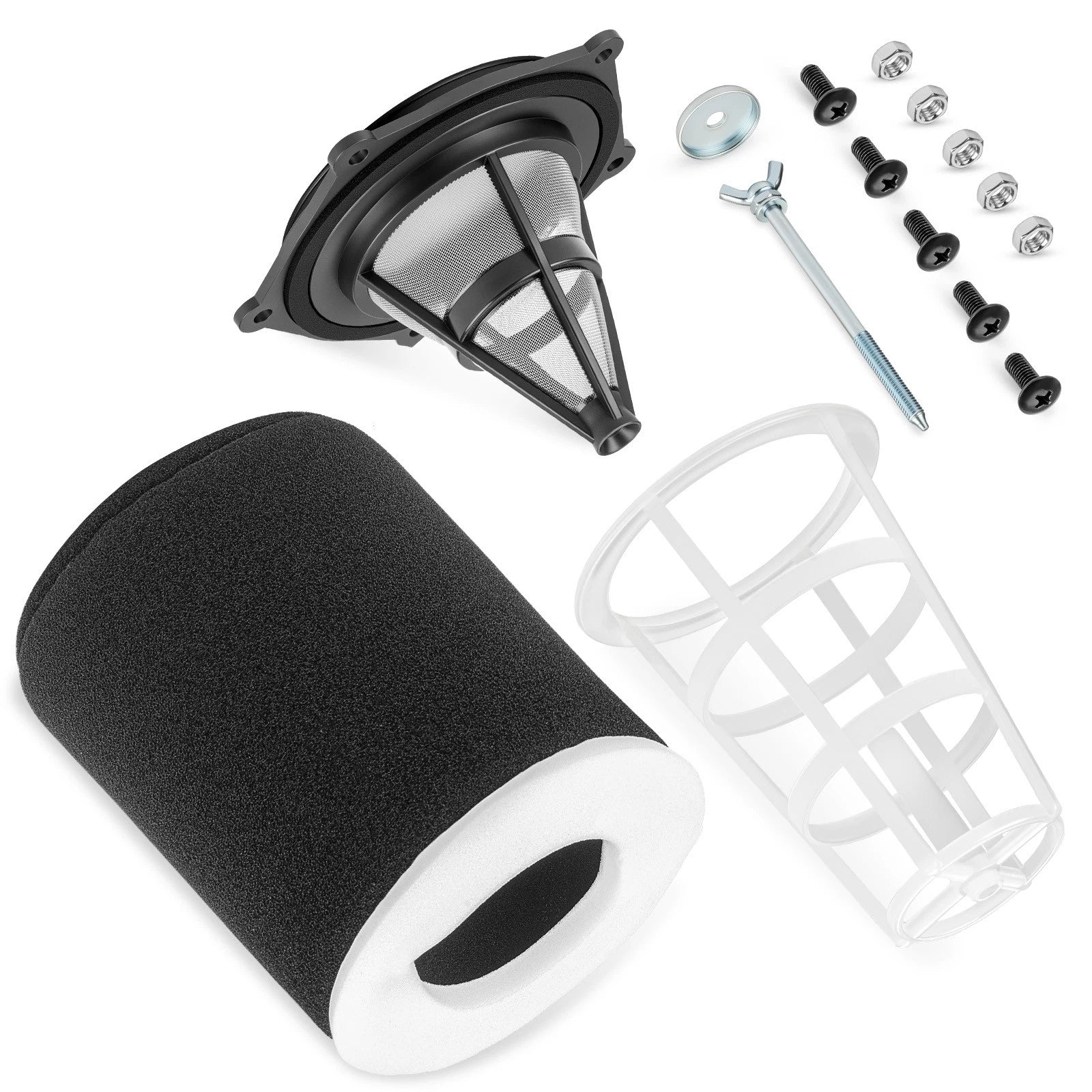 Air Filter & Cage Guide & Bolt Wing for Yamaha YFZ450 (2004–2009, 2012–2013, 2017)