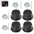 4x Wheel Center Cap w/ Nut for Honda Rancher 420 (2015–2024)