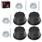 4x Wheel Center Cap w/ Nut for Honda Rancher 420 (2015–2024)