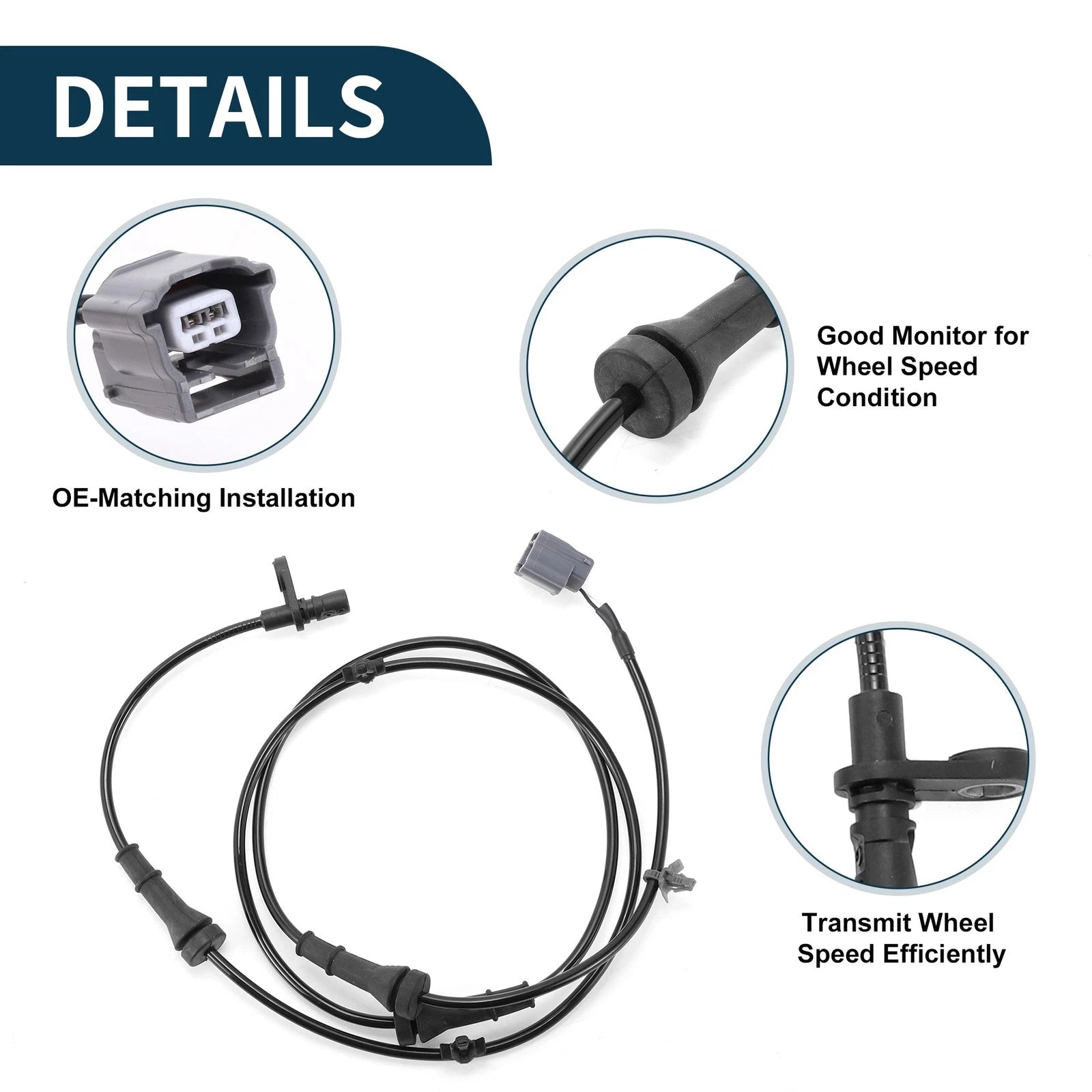 ABS Wheel Speed Sensor No. 47901-3LM0A for Nissan NV200 (2010–2021)
