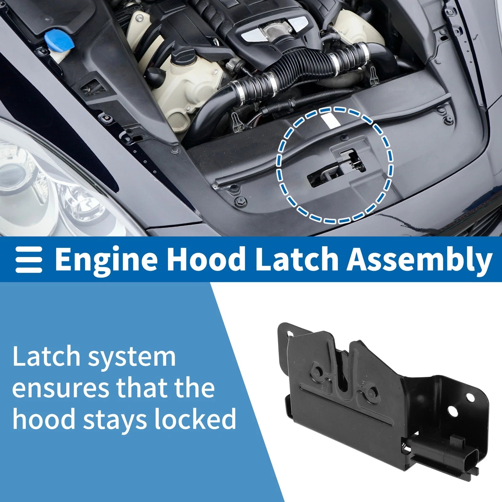 Hood Latch Assembly for Hyundai Tucson (2016–2017) No. 81130D3100