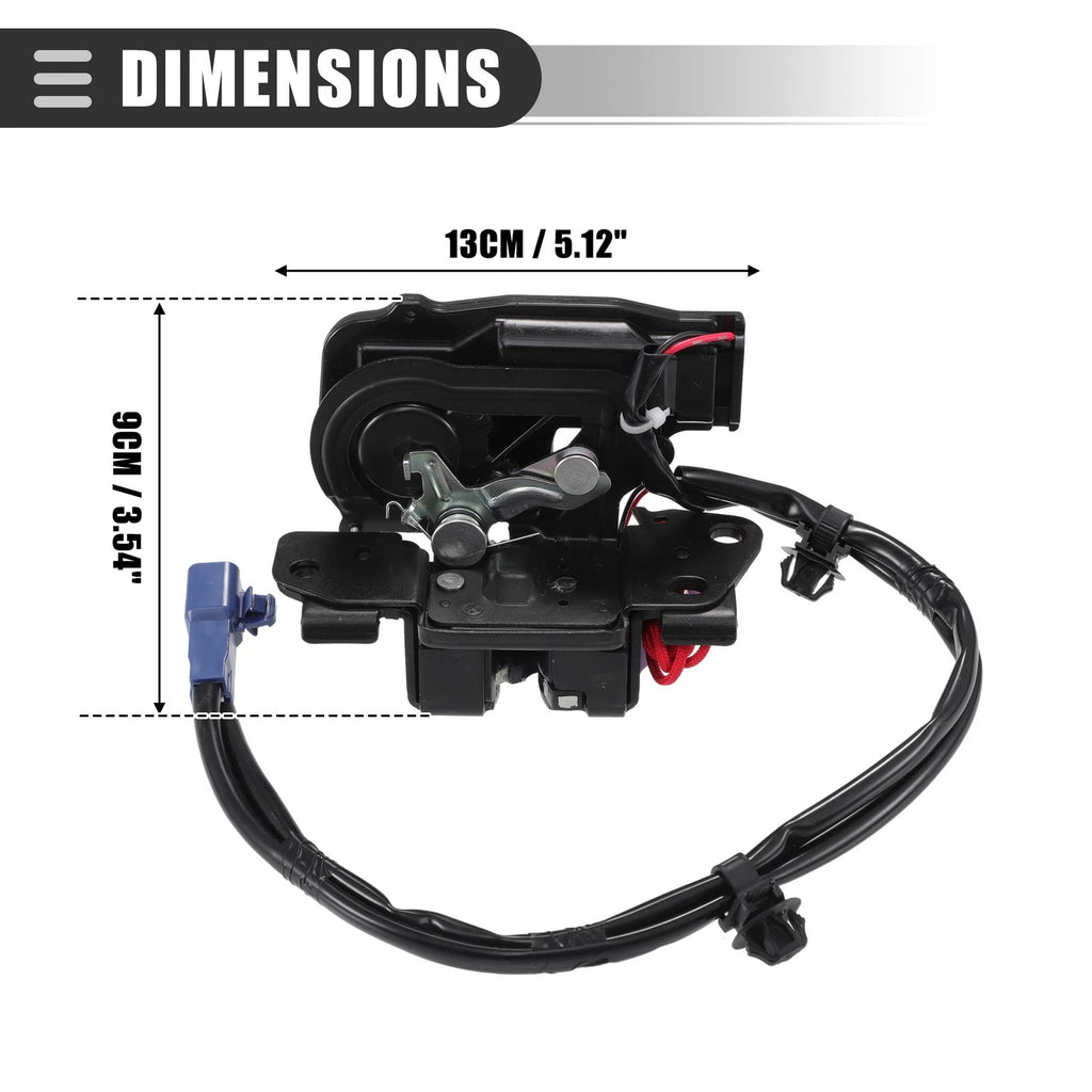 Rear Trunk Lock Actuator for Toyota Prius (2010–2015) No. 6935047041/6935047040