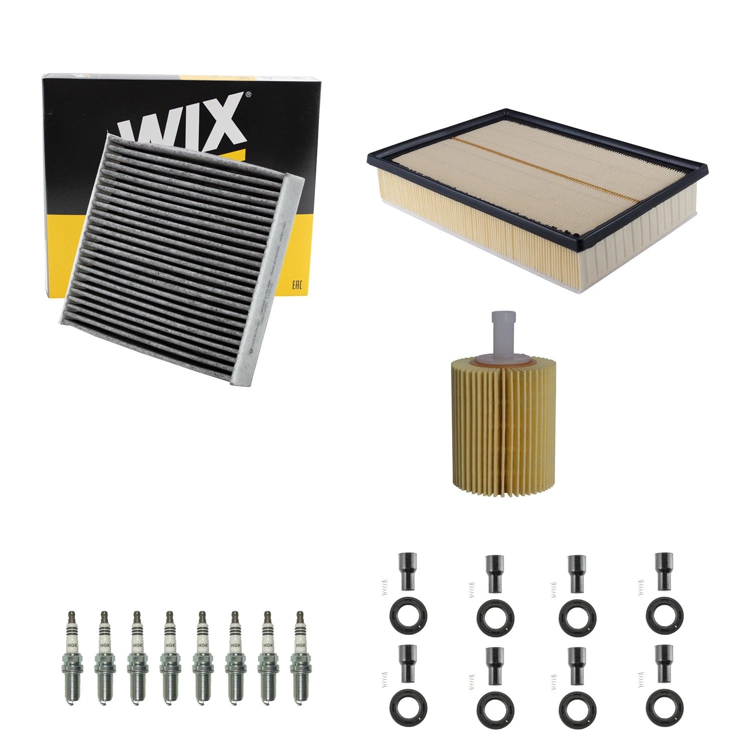 Tune Up Kit with NGK 8 Spark Plugs & Boots for Lexus GX460 (2010–2023)