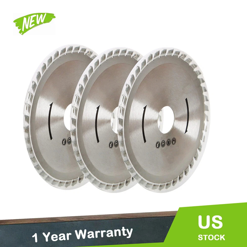 3 Pack 4.5-Inch Alloy Steel Cutting Saw Blades for Universal Use