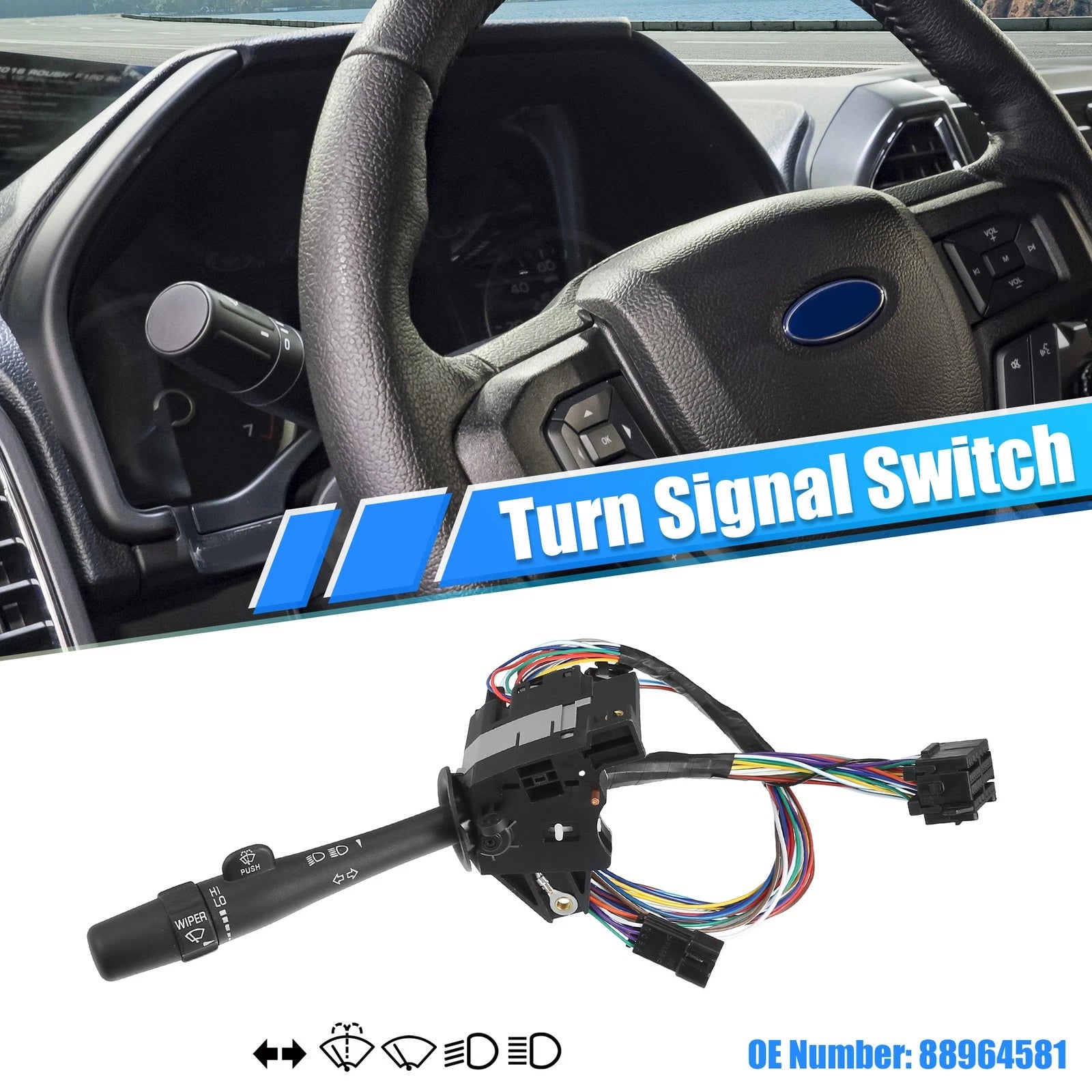 Multifunction Turn Signal Wiper Switch for Chevrolet Impala Monte Carlo (2000–2005)