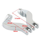 Passenger Rear Foot Peg Mount Bracket for Harley Davidson Touring (1993–2023) Chrome