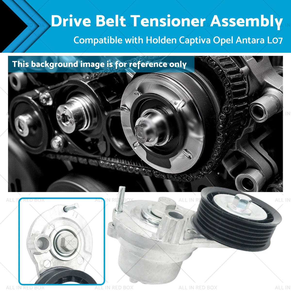 Drive Belt Tensioner Assembly for Opel Antara L07 (2011–2015) 2.2L Diesel