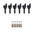 Set of 6 Ignition Coils & Spark Plugs for GMC Envoy L6 LL8 (2002–2009)