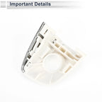 Front Left Door Handle Cover Lock Cap for Audi Q5 8R (2013–2017) No. 8T0837879 White