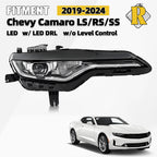 LED Headlight for Chevy Camaro (2019–2024) Right Passenger, LED DRL