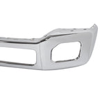 Chrome Front Bumper for Ford F250 F350 Super Duty (2011–2016) w/ Fog Light Hole