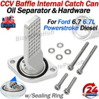 CCV Baffle Internal Catch Can Remove Kit for Ford 6.7L Powerstroke (2011–2023)