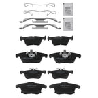 Front and Rear Ceramic Brake Pads for Lincoln MKZ and Ford Fusion (2013–2020)