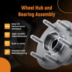 Front/Rear Wheel Hub for Cadillac SRX (2010–2016) WA513289 ABS